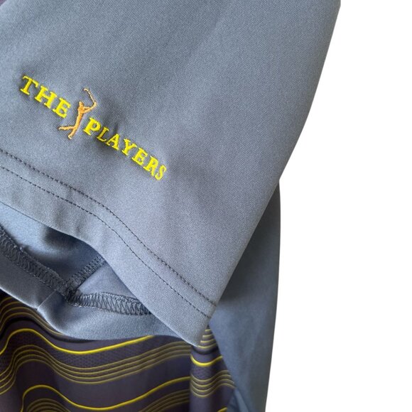 Oakley Men's The Players Championship Stripe Short Sleeve Golf Polo Shirt Large - Picture 6 of 9